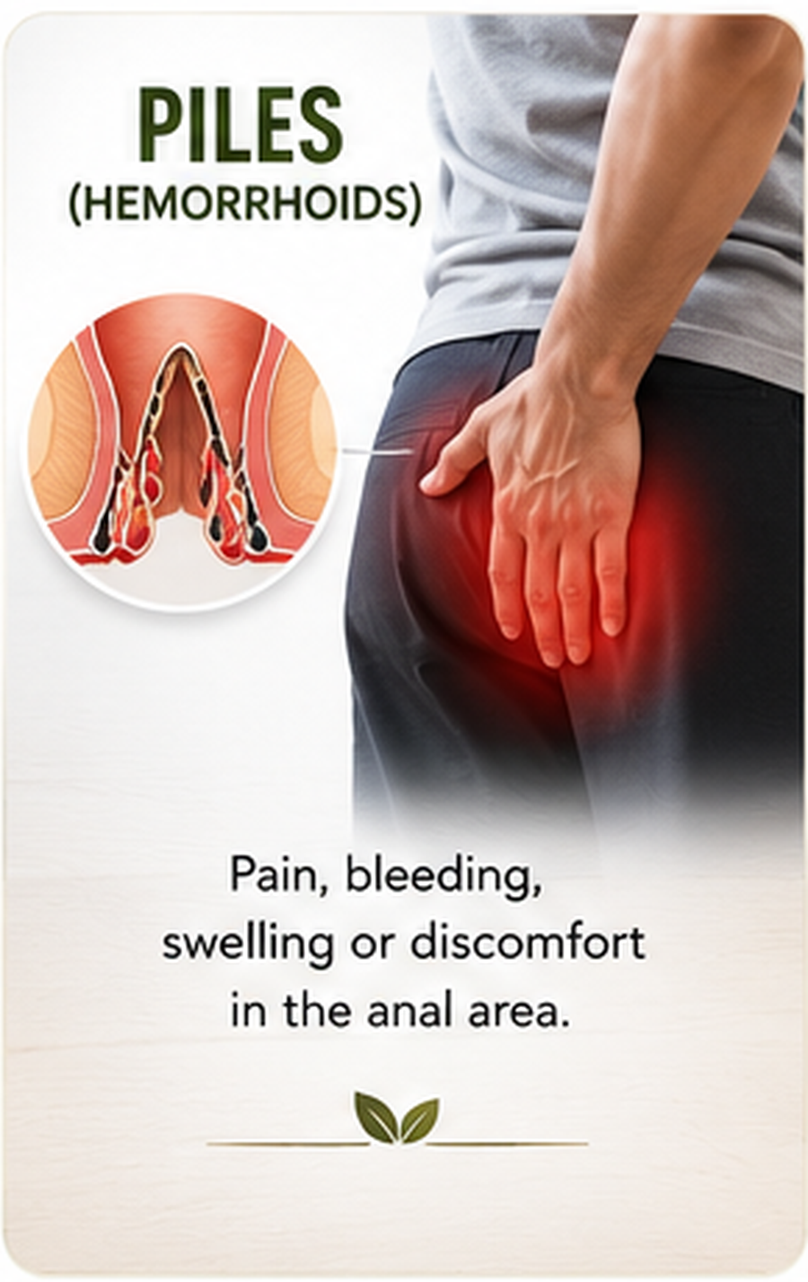 Piles Treatment symptoms and treatment