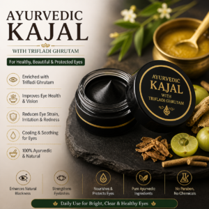 Ayurvedic Kajal with Trifladi Ghrutam